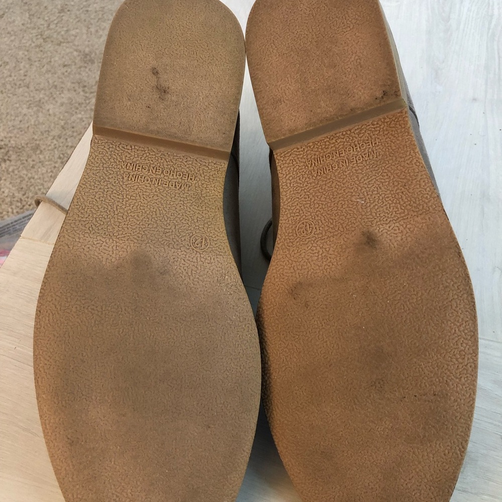 Old Navy Tan Faux Suede Desert Chukka Boots Mens Size 12 - Picture 2 of 11